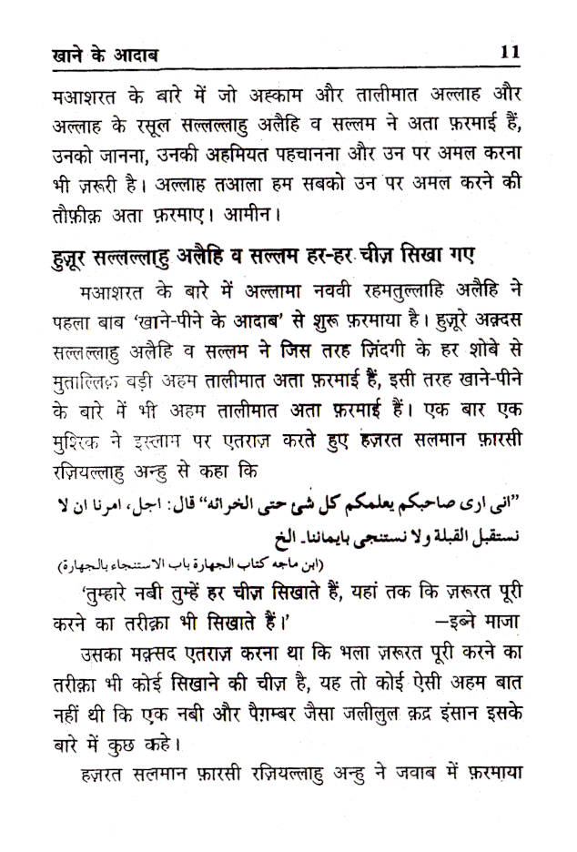 Khane Ke Adaab | Hindi image 4