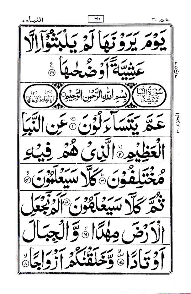 PARA 30th Juzu Amma (Jali Qalam) BOLD LETTERS image 4