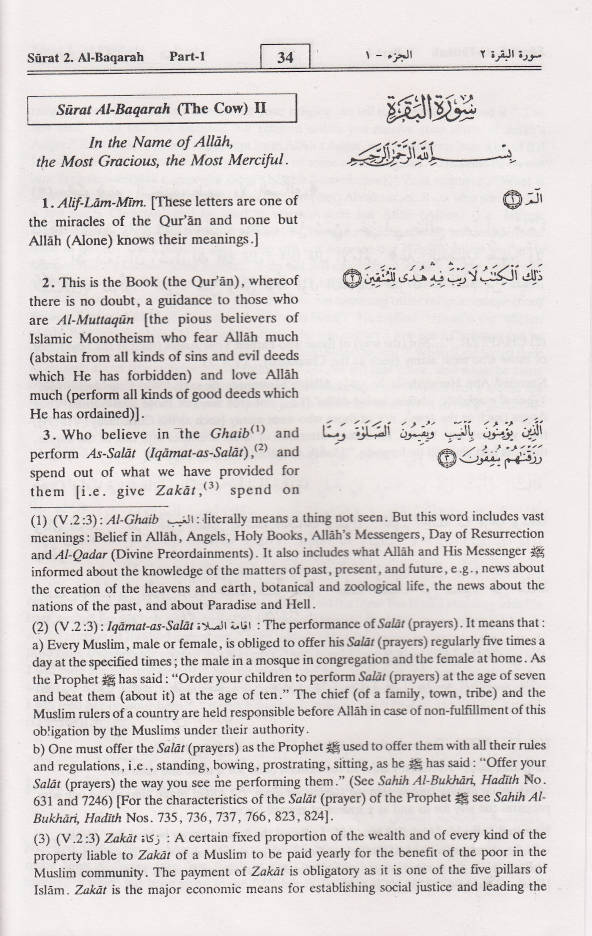Interpretation of the Meanings of <b>The Noble Quran</b> | Complete Tafsir 9 Vol. Set image 3