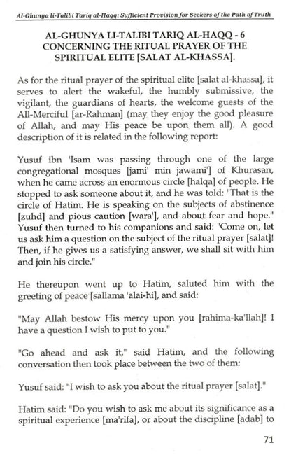 Al-Ghunya Li-Talibi Tariq Al-Haqq – Sufficient Provision for Seekers of the Path of Truth image 4