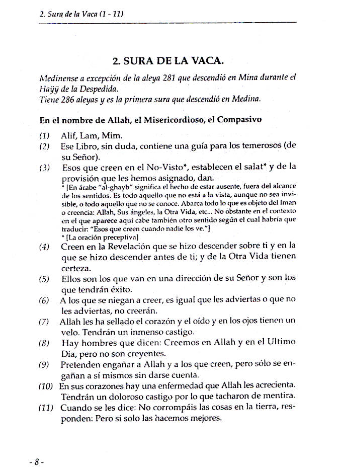 El Coran Traduccion Comentada (Spanish Only) image 3