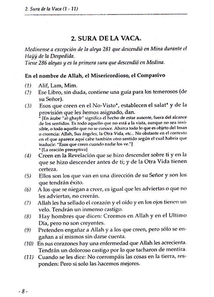 El Coran Traduccion Comentada (Spanish Only) image 3