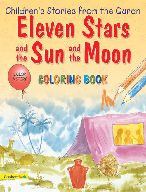 Eleven Stars and the Sun and the Moon (Colouring Book) (PB) image