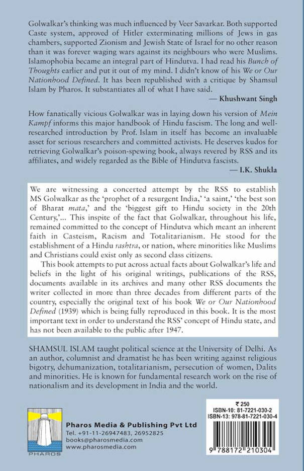 Golwalkar’s “We or our nationhood defined”: A critique with full text of the book (PB) image 2