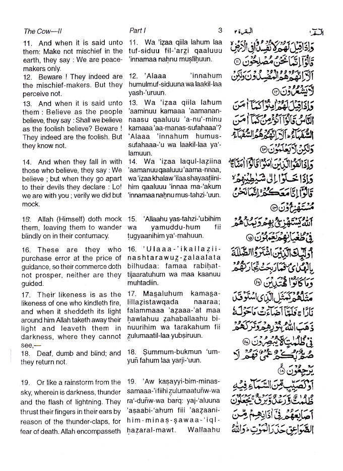 Holy Quran with Arabic Text, English Translation and Roman Transliteration – Pickthall image 2