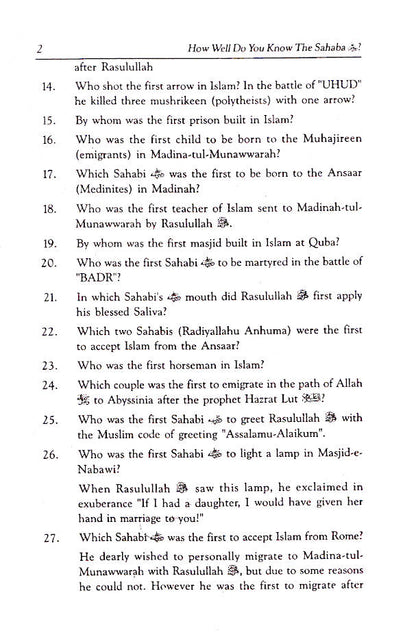 How well do you know the Sahaba? image 3