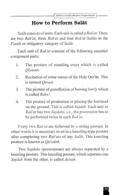 Kitabus Salat – The Muslim Prayer Book | English image 3