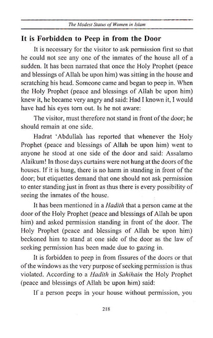 Modest Status of Women in Islam image 4