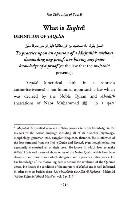 The Obligation of Taqlid image 2
