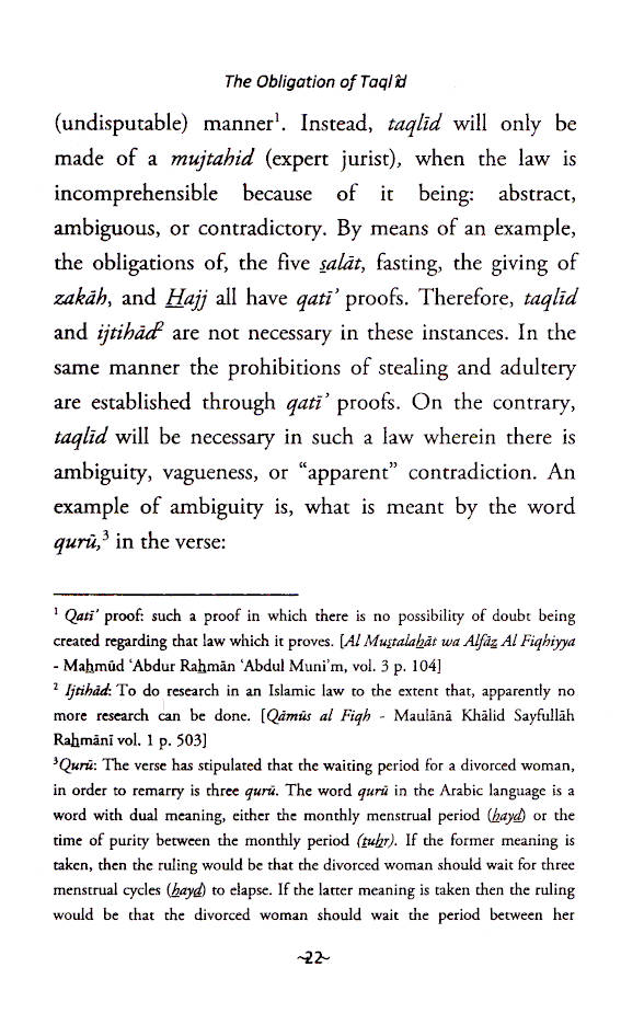 The Obligation of Taqlid image 3