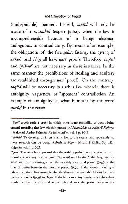 The Obligation of Taqlid image 3