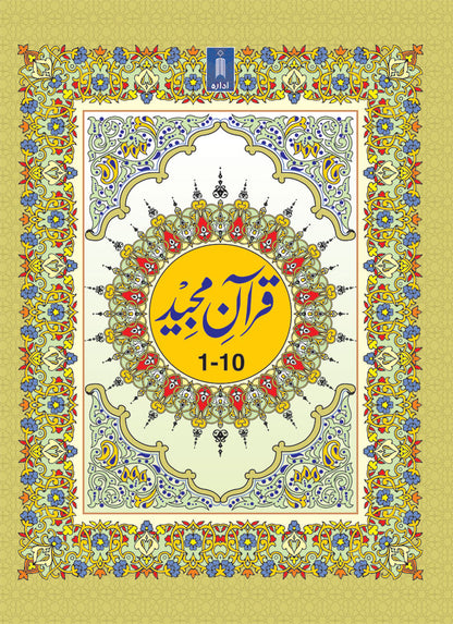 Para Set of the Holy Quran Ref. 3 – Bound in 3 Volumes – Arabic Only image 2