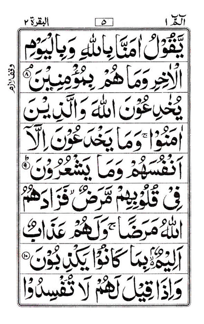 Para Alif Laam Meem : First Para of the Quran – Arabic BOLD Letters image 4