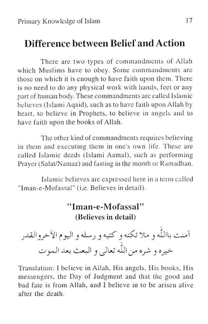 Primary Knowledge of Islam – Part 2 image 3