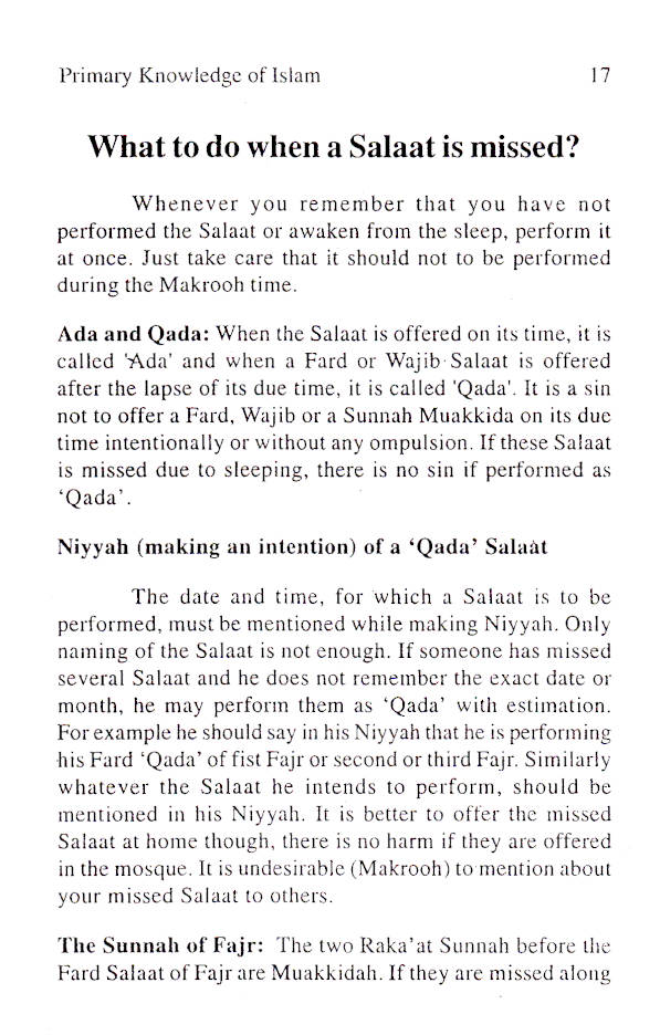 Primary Knowledge of Islam – Part 3 image 3