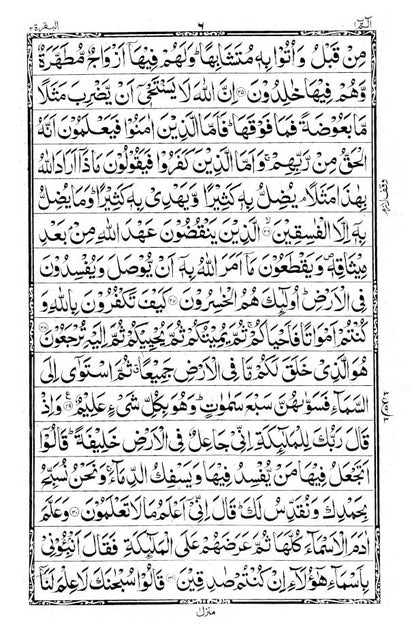 Quran Ref. 53 Arabic (16 Lines per page) Size 25 x 17 cm image 3