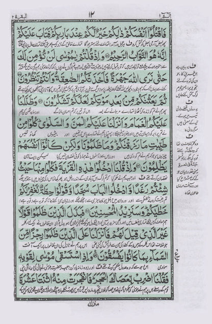 Quran Ref. 81A Arabic with URDU Translation by Ashraf Ali Thanwi (Rah) – Size 28 x 19 cm image 3