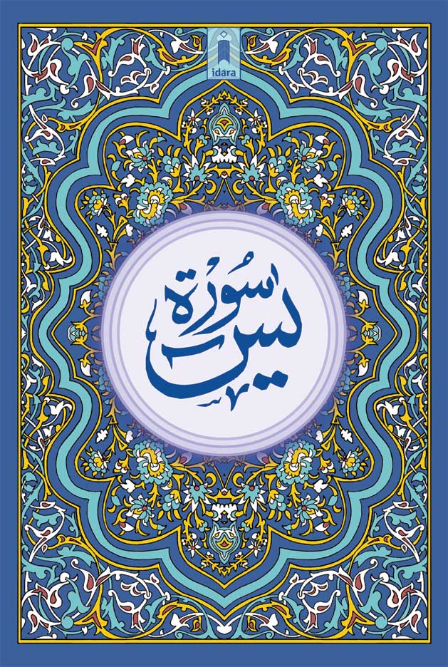 41 Surah Yaseen in a Purse/Case | Arabic only, Multi Colour BIG 17.5 x 11.5 cms image 2