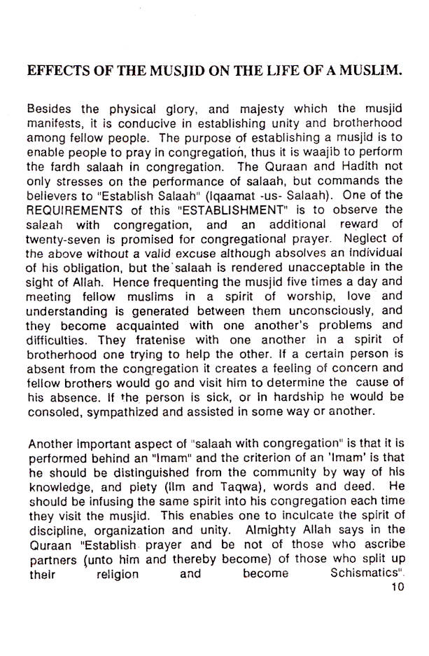 The MUSJID – Its Role and Etiquettes image 4