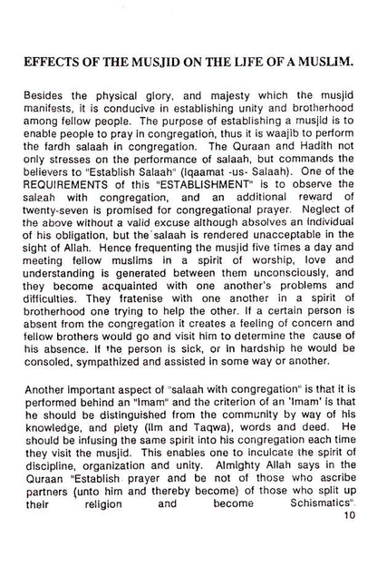 The MUSJID – Its Role and Etiquettes image 4