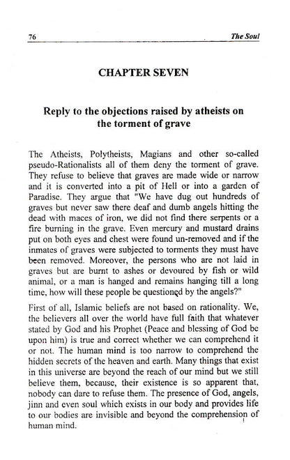 The Soul : Its Whereabout in the Light of Holy Quran & Ahadith image 4