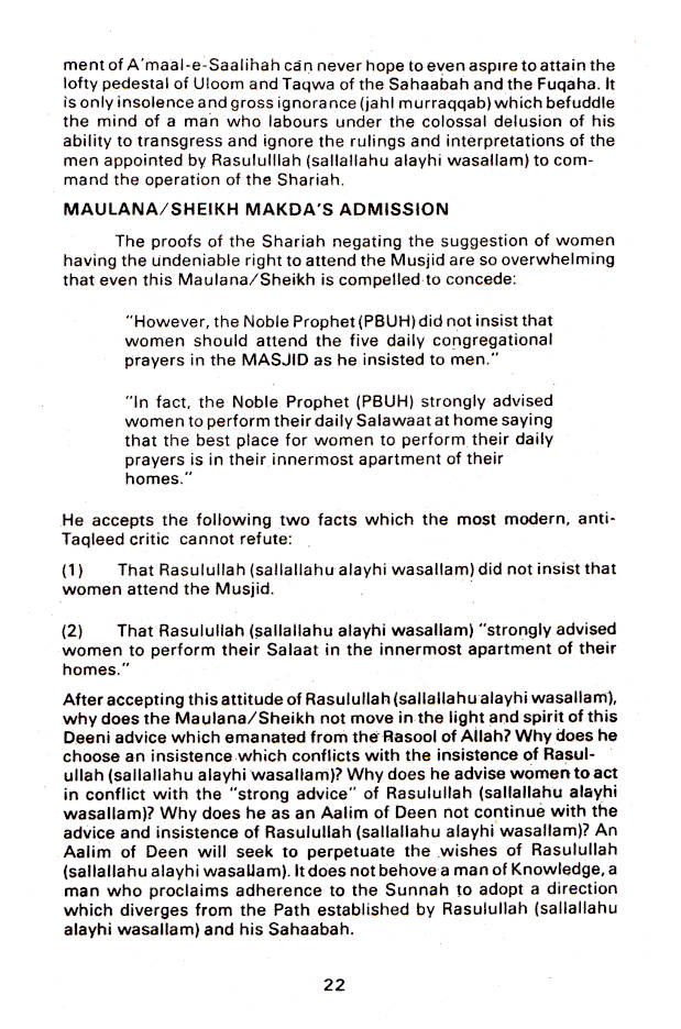 Women in Masaajid and Islam image 3