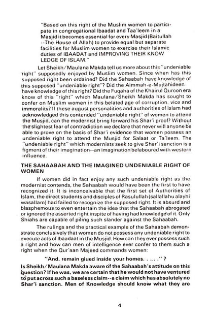Women in Masaajid and Islam image 4