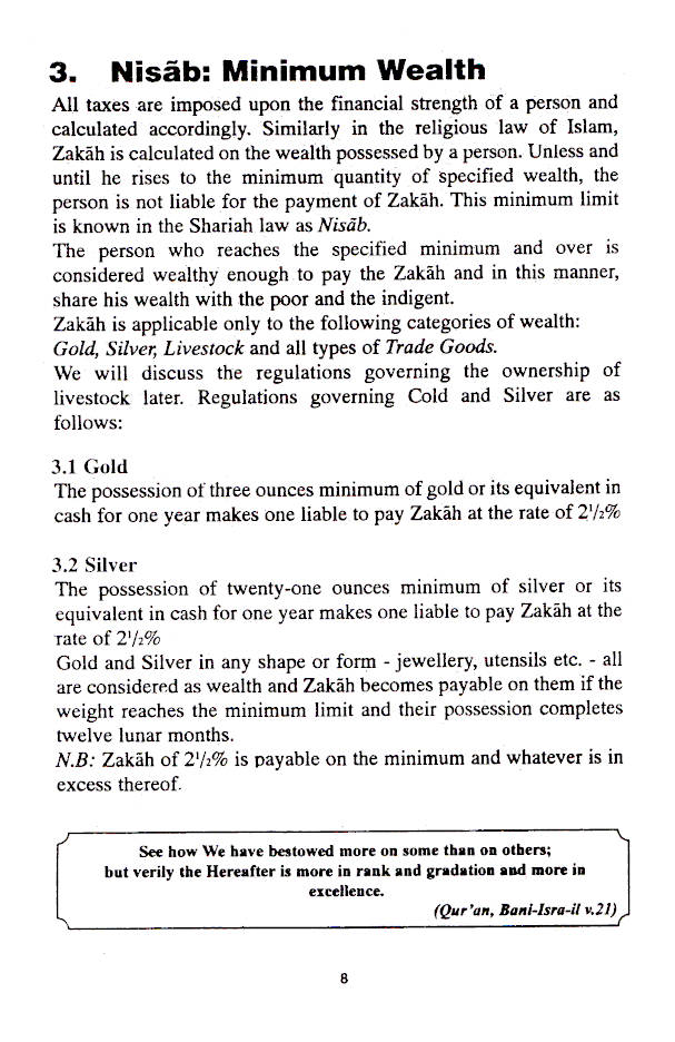 ZAKAH – The Religious Tax of Islam (Brief Guidelines) image 4