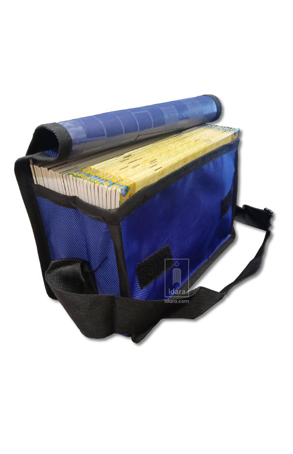 Para Set | 30 Parts of the Quran : Color Coded Tajweed Rules (Large Text) IndoPak Script 9 Lines Per Page with Bag image 2