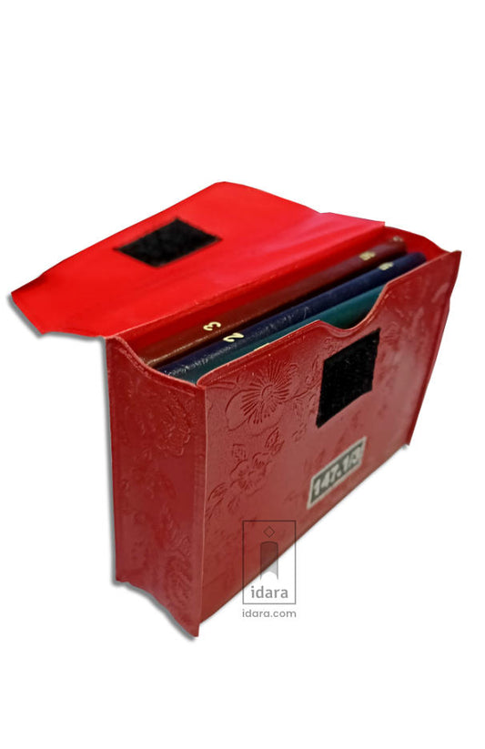 Para Set Ref. 147 1/3 (10 Juz in 1 book) with Case 15 lines per page | Pocket size 11 x 7.5 cms image
