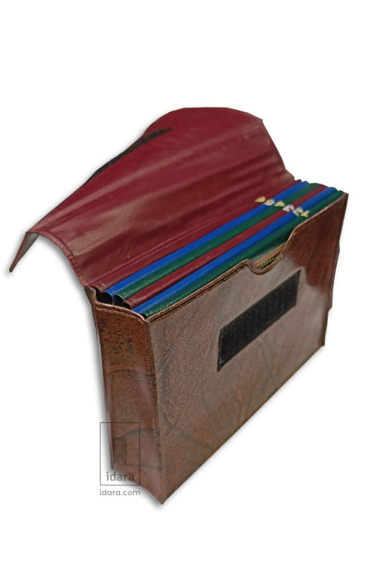 Para Set Ref. 347 1/6 (5 Juz in 1 book) with Case 15 lines per page | 14 x 10 cms image