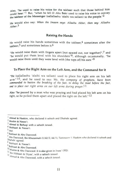 The Prophet’s ? Prayer Described – From the Beginning to the End As Though You See It (PB) image 3