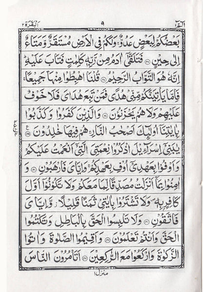 Quran Ref. 119 (13 Lines) Golden Purse | 15 x 12 cms image 4