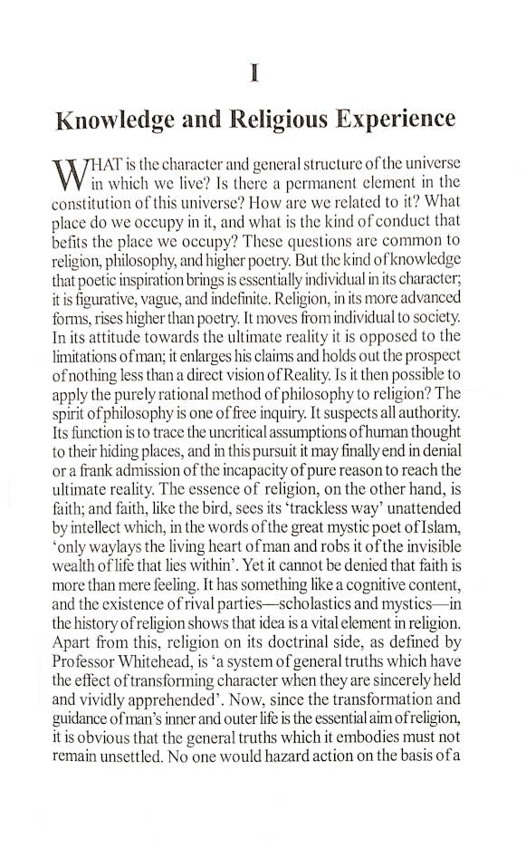 The Reconstruction of Religious Thought in Islam image 3