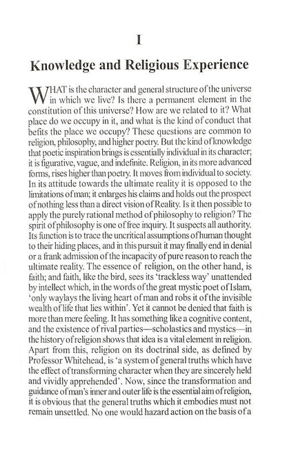 The Reconstruction of Religious Thought in Islam image 3