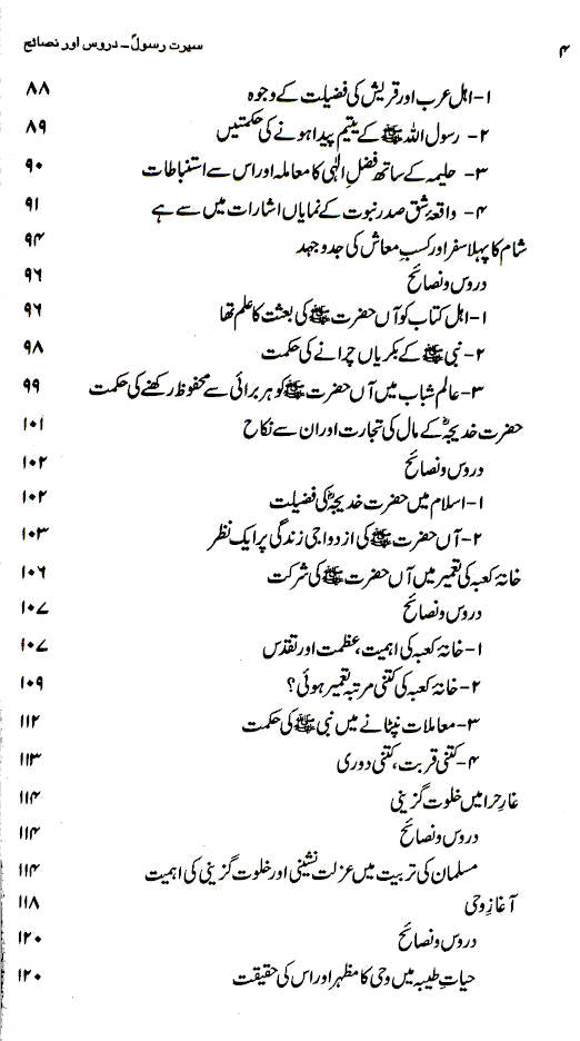 Seerate Rasool ? Duroos aur Nasaeh ???? ???? ???? ??? ????? Urdu (HB) image 3