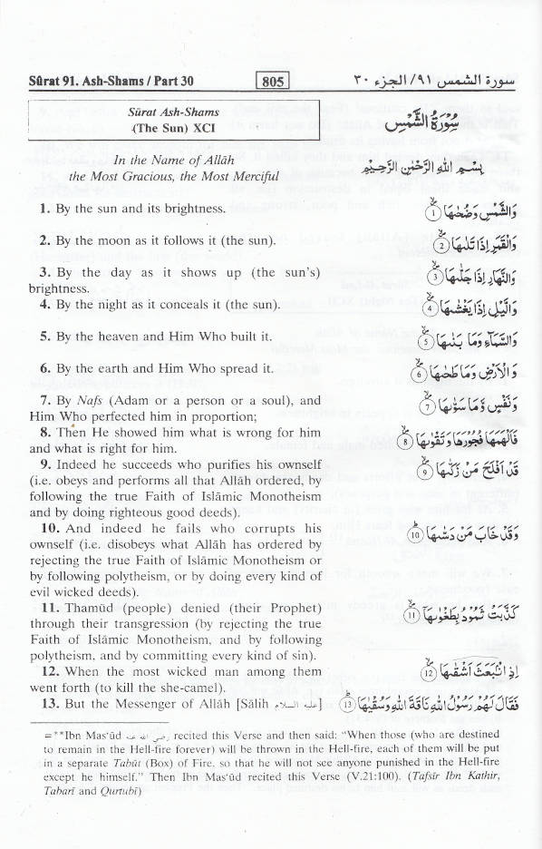 Interpretation of the Meanings of the Noble Quran Summarized | English (HB) image 4